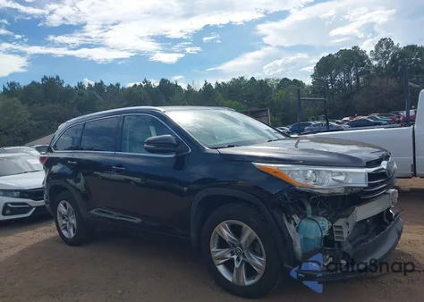 2016 Toyota Highlander Limited Platinum V6 from USA, damaged, VIN 5TDYKRFH5GS152829
